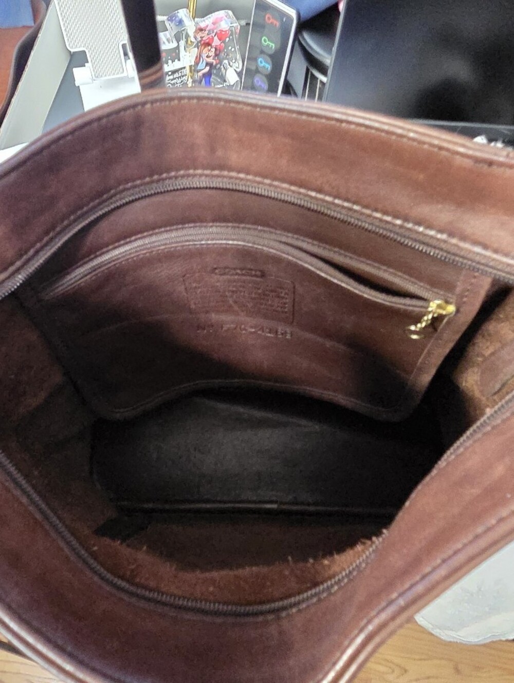 Coach Erickson Caramel Tan Bag -4169 - Picture 6 of 13